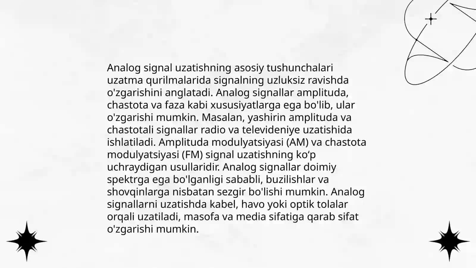 Analog va raqamli signallarni uzatish va qayta ishlash 3