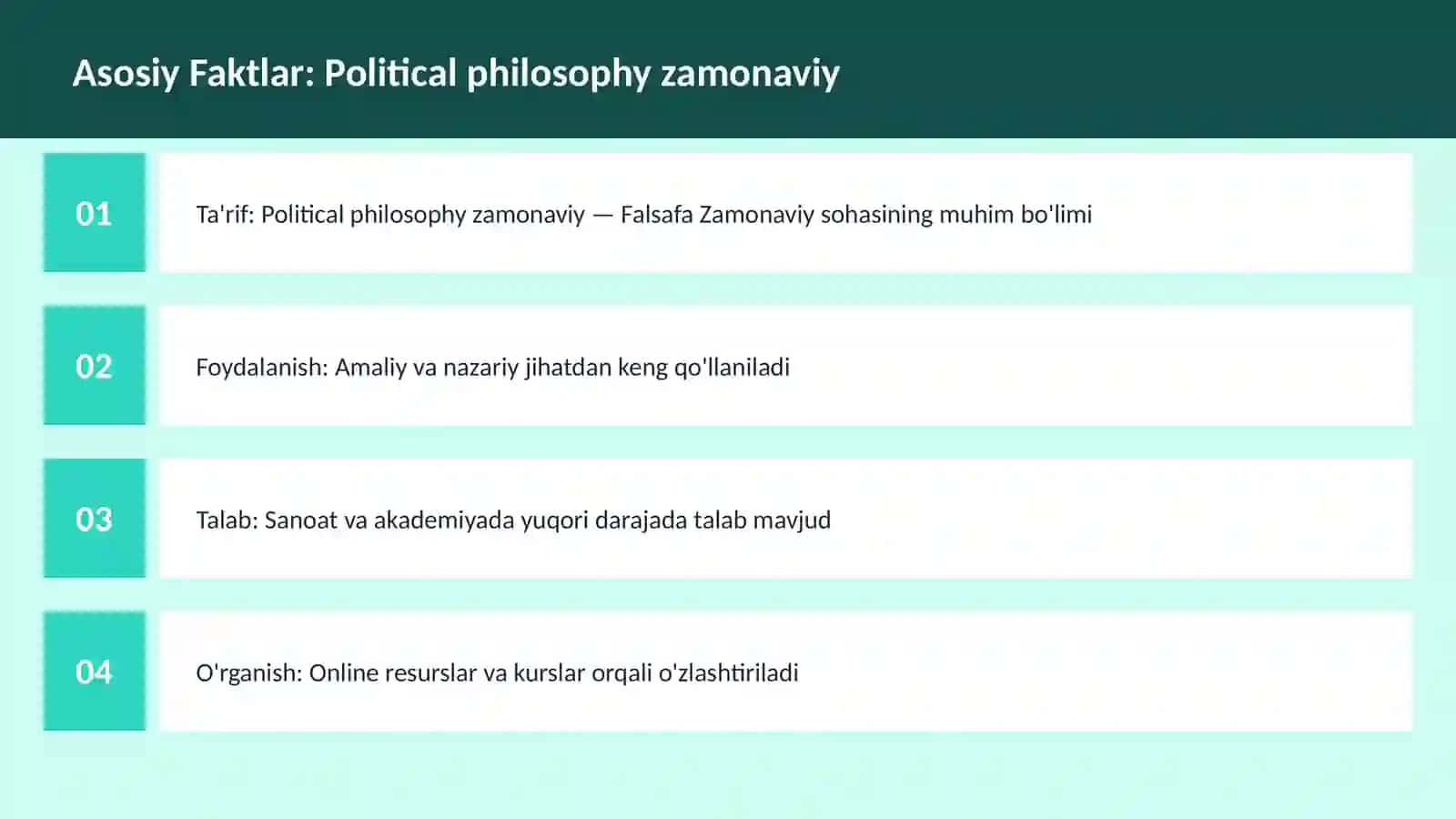 Political philosophy zamonaviy 3