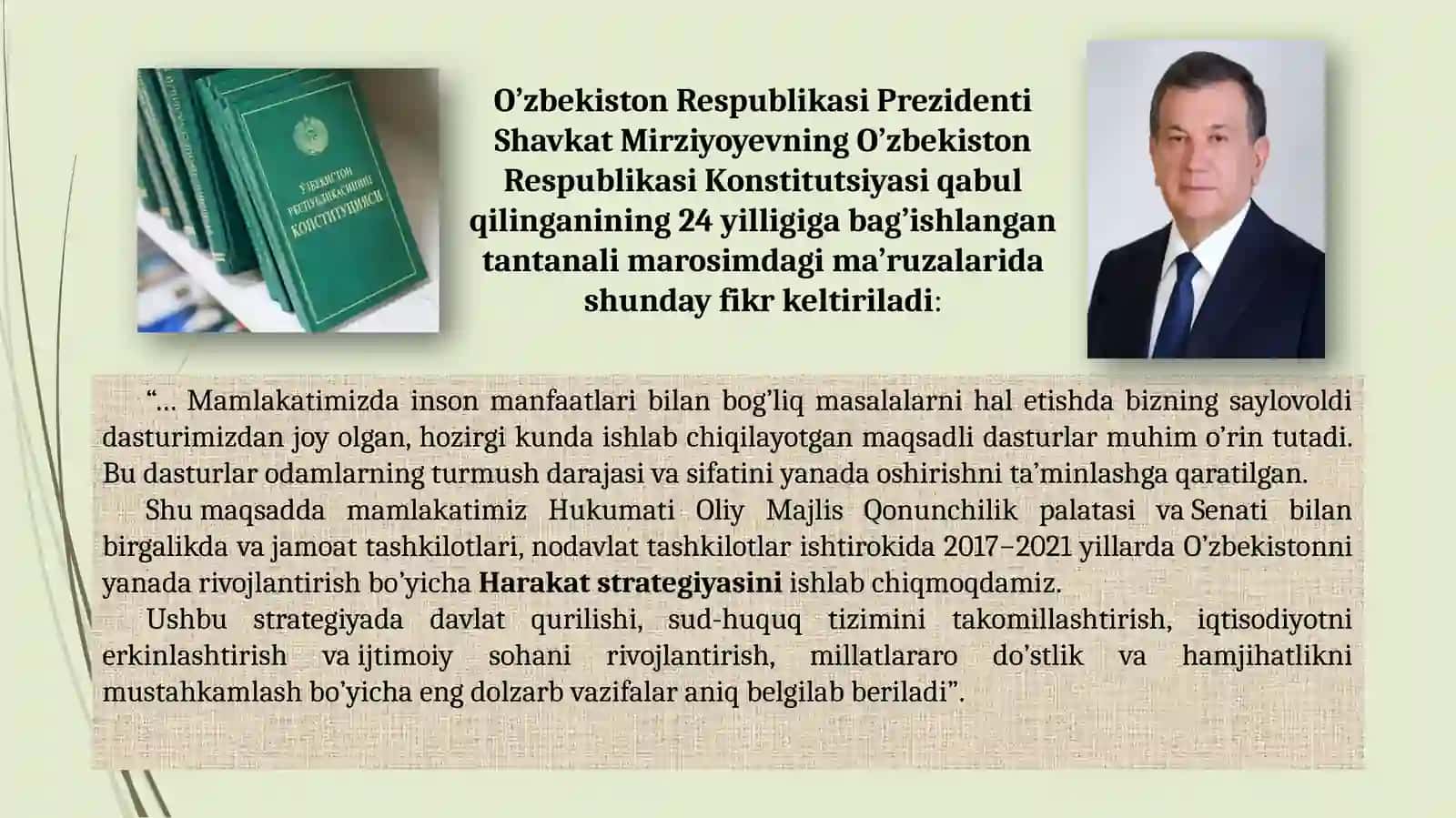 2017-2021 yillarda O'zbekiston Respublikasini yanada rivojlantirish bo'yicha Harakatlar strategiyasi: ijtimoiy sohani rivojlantirishning ustuvor yo'nalishlari 3