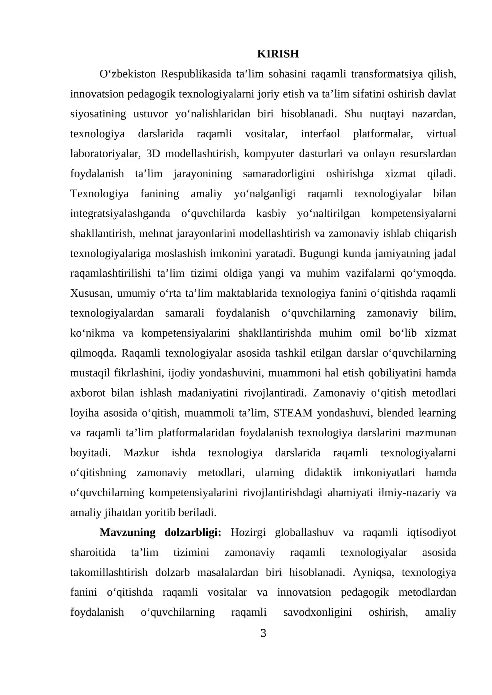 Texnologiya darslarida raqamli texnologiyalarni o‘qitishning zamonaviy metodlari 3