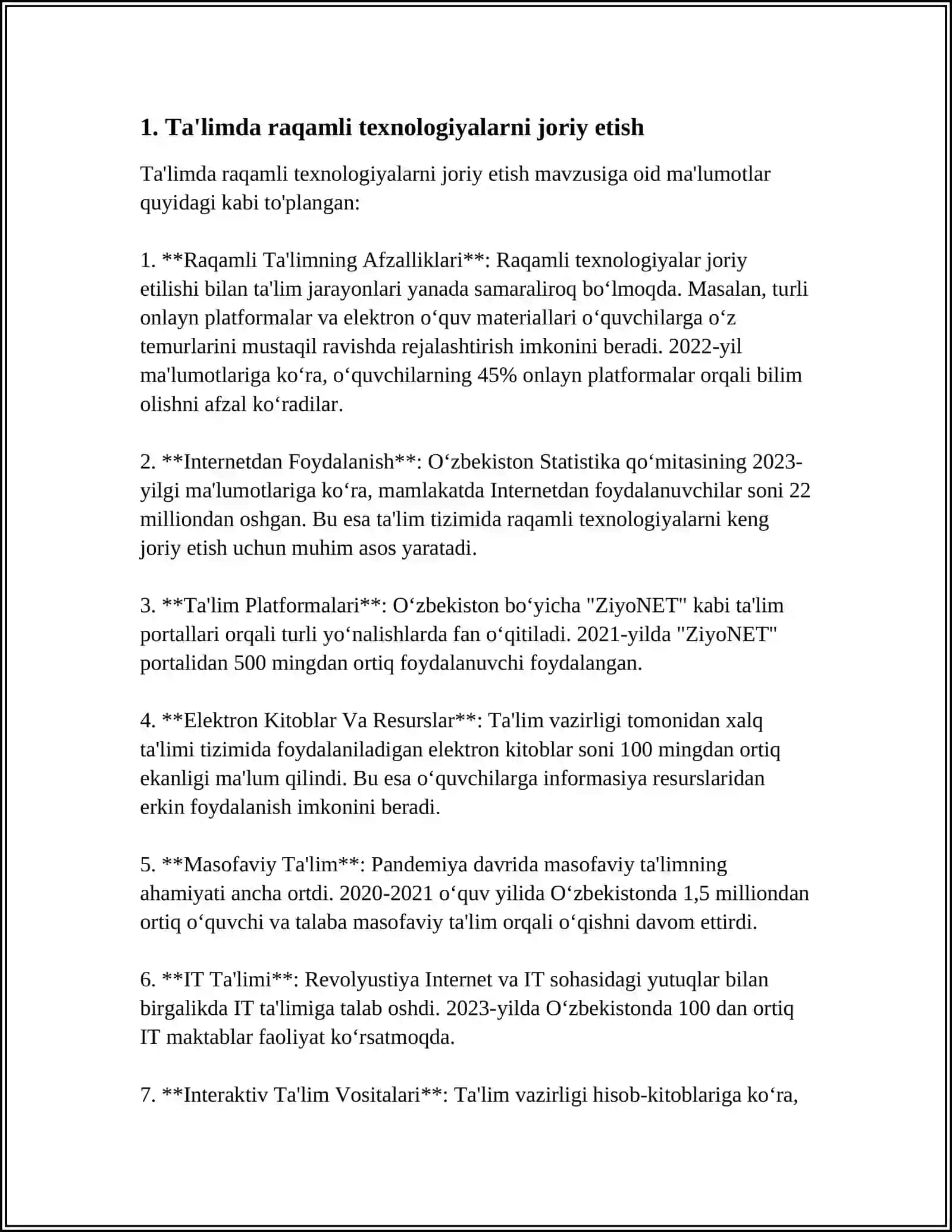 PROFESSIONAL TA’LIMI RIVOJLANISHINING ASOSIY TENDENTSIYALARI 3