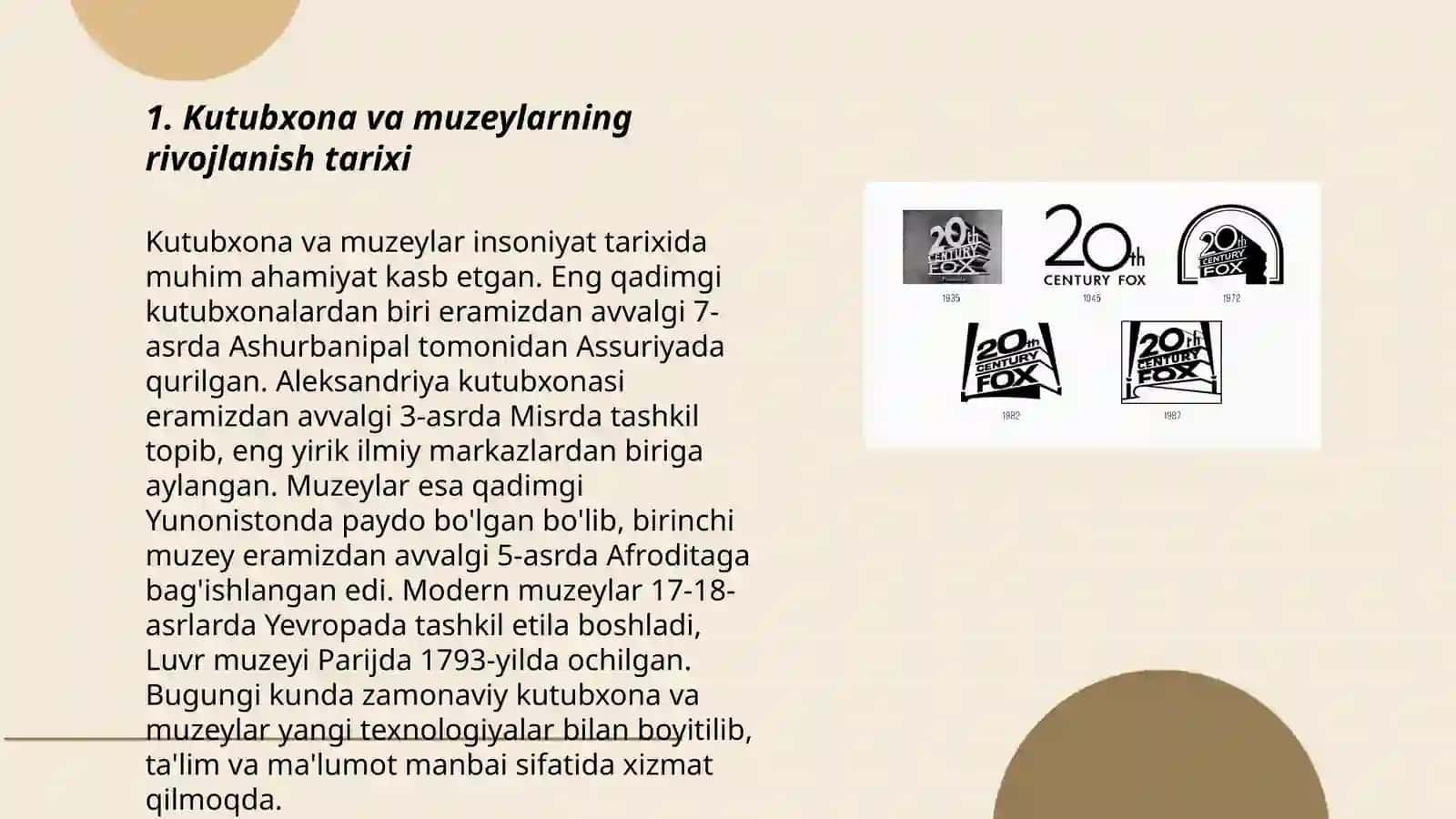 Kutubxona va muzey axborot va ta'lim tarbiya maskani 3