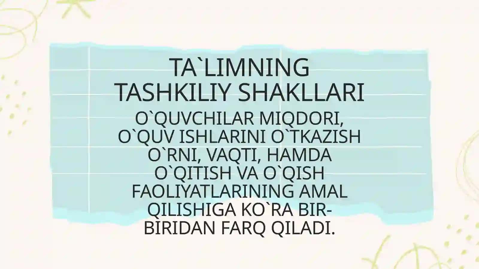Matematika oʻqitishning tashkiliy shakllari 3