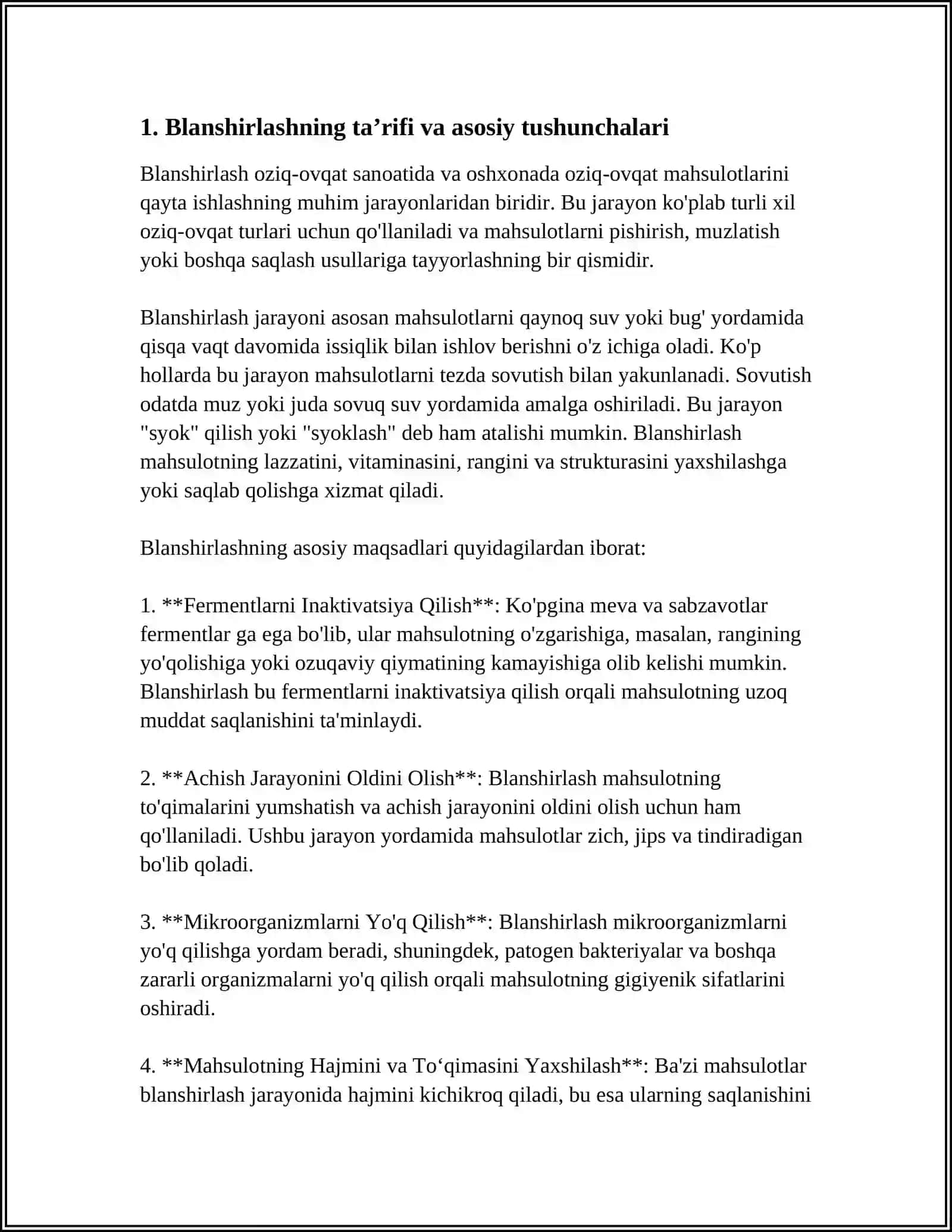 BLANSHIRLASH MA’NOSINI IZOHLASH 3