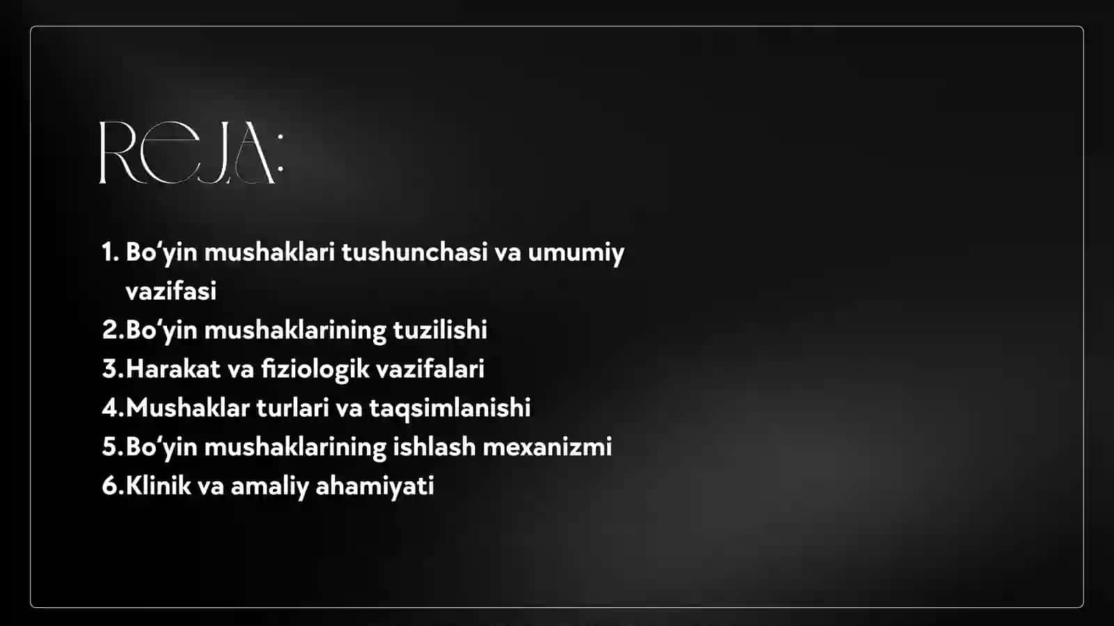 Boʻyin mushaklari FIZIOLOGIYASI 3