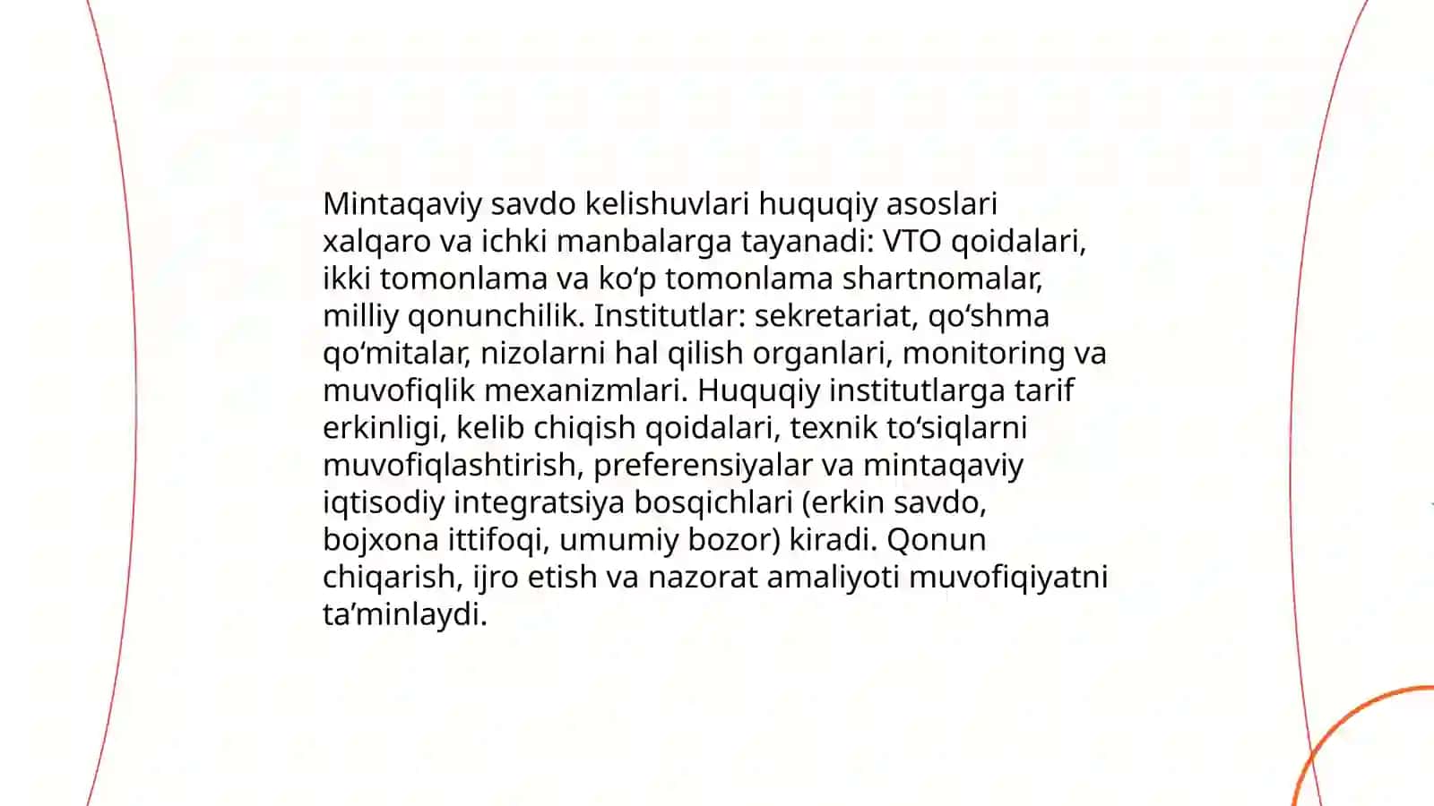 MINTAQAVIY SAVDO KELISHUVLARI VA IQTISODIY INTEGRATSIYA 3