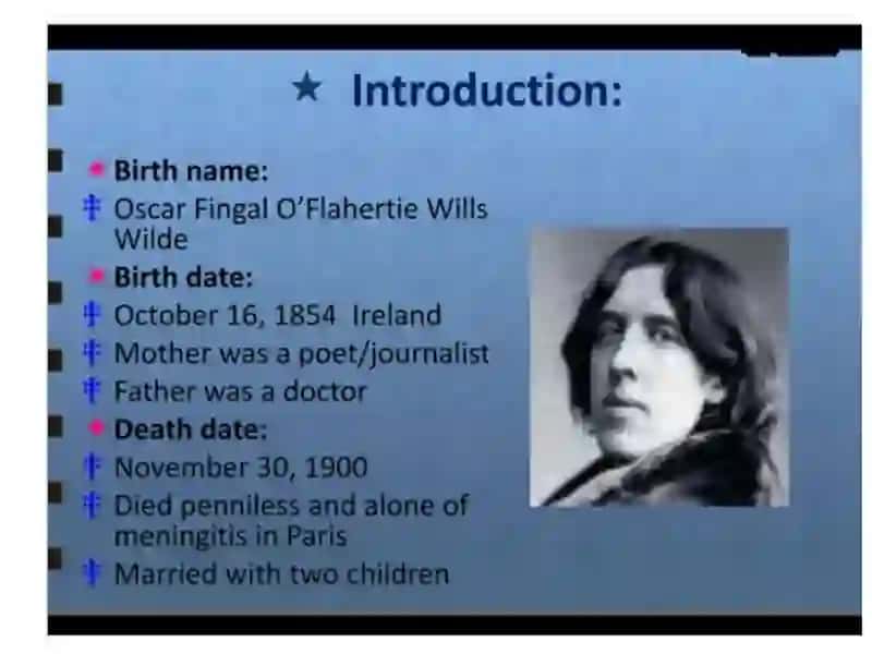 Oscar Wilde (1854-1900) 3