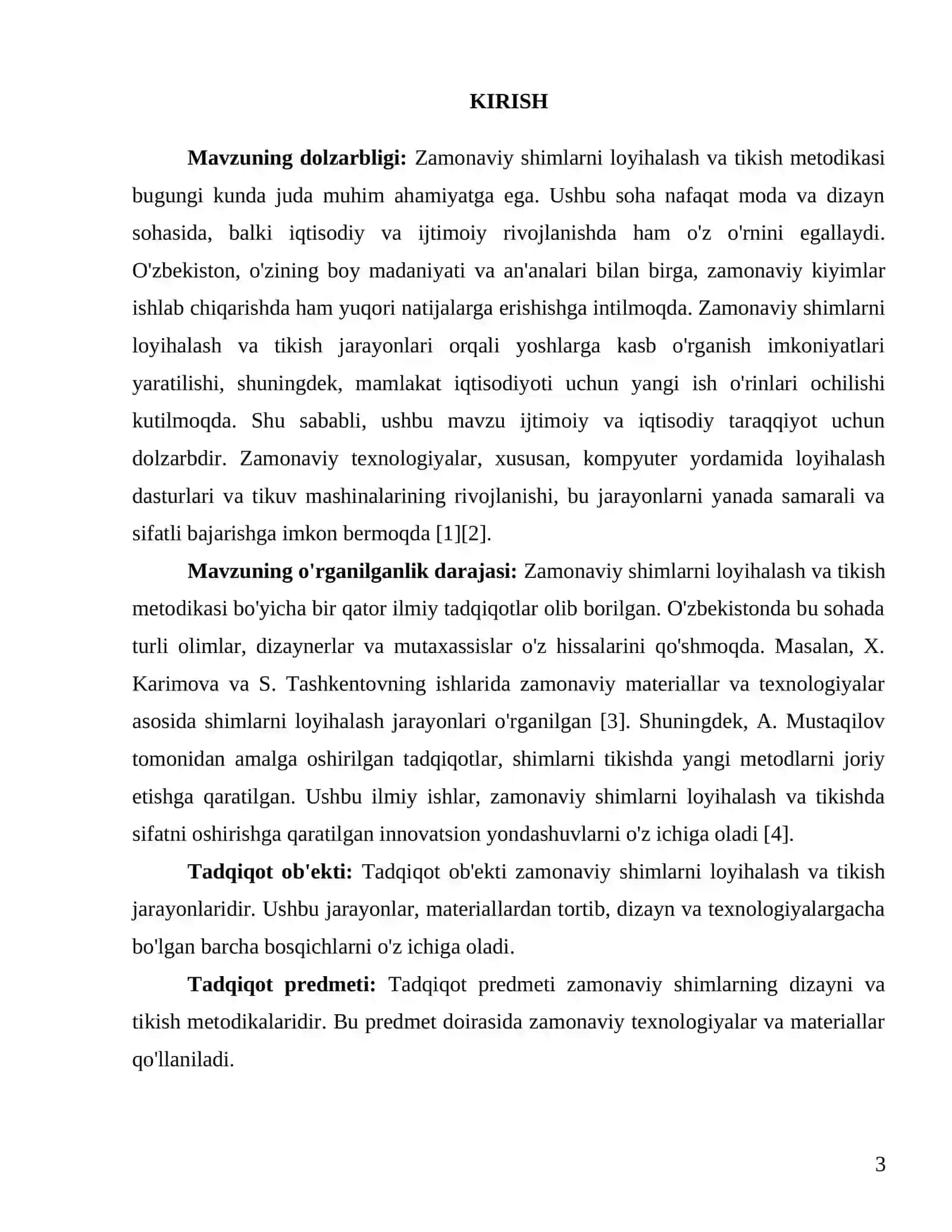 Zamonaviy shimlarni loyihalash va tikishni o'rgatish metodikasi 3