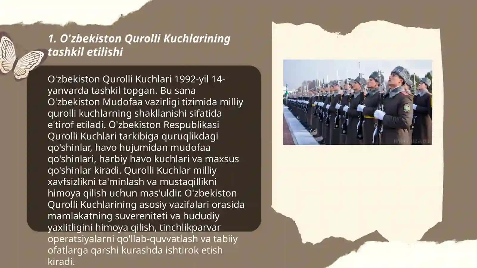 O'zbekiston Qurolli Kuchlarining tashkil etilishi 3