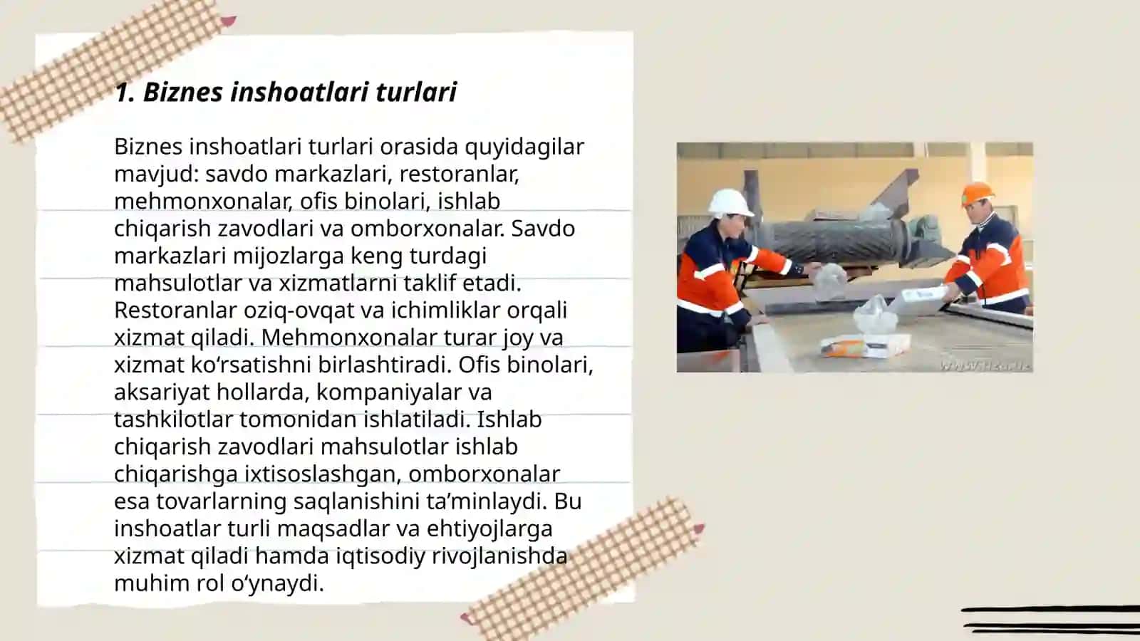 Biznes inshoatlari va ularni inavatsion infratuzilma tuzilmalarini rivojlantrish ahamyati 3