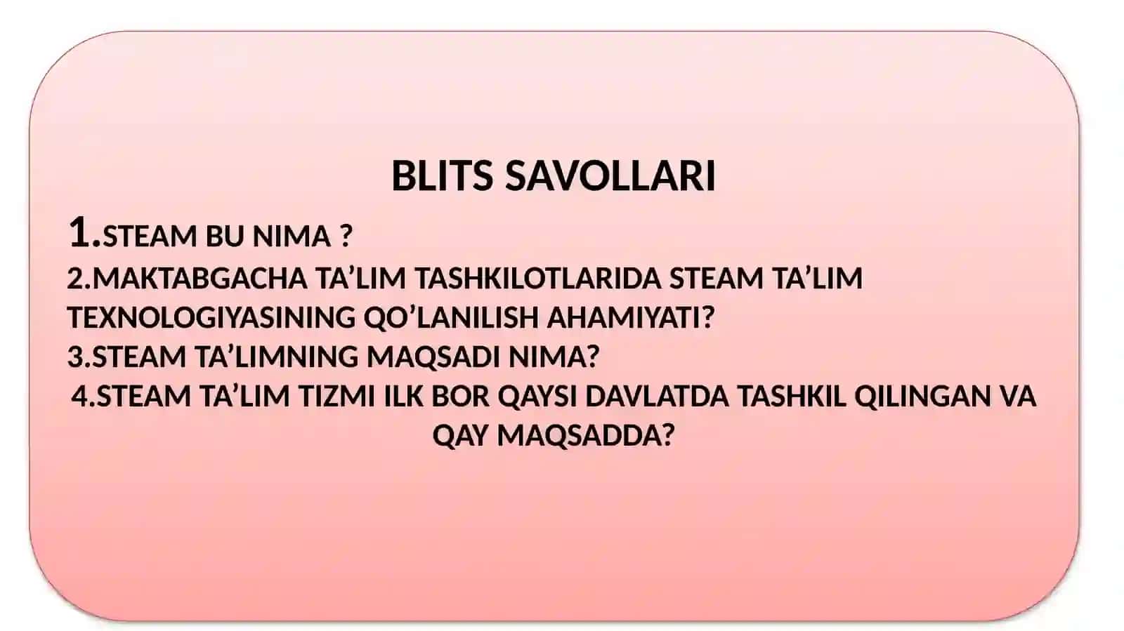 STEAM ta’lim texnologiyasini maktabgacha ta’limda qo’llashning me’yoriy- uslubiy asoslari 3