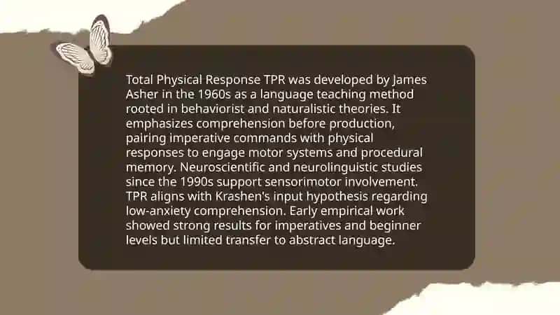Total Physical Response 3