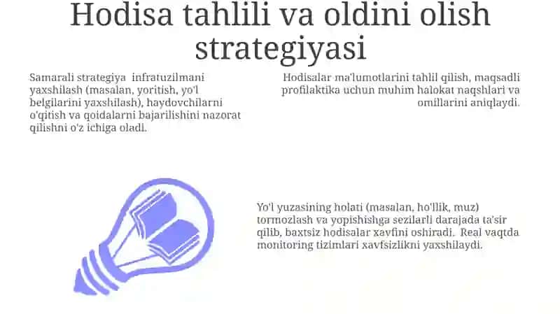 Yo'l-transport hodisalari va tıkanchiliklarga ta'siri 3