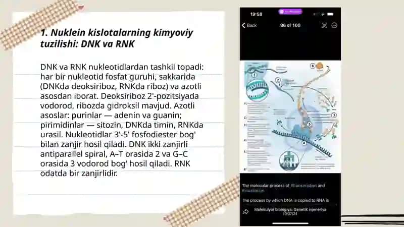 Tiriklikning molekulyar asoslari 3