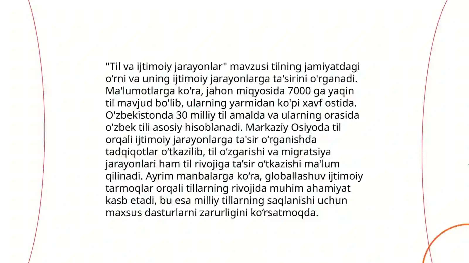 Til va ijtimoiy jarayonlar 3