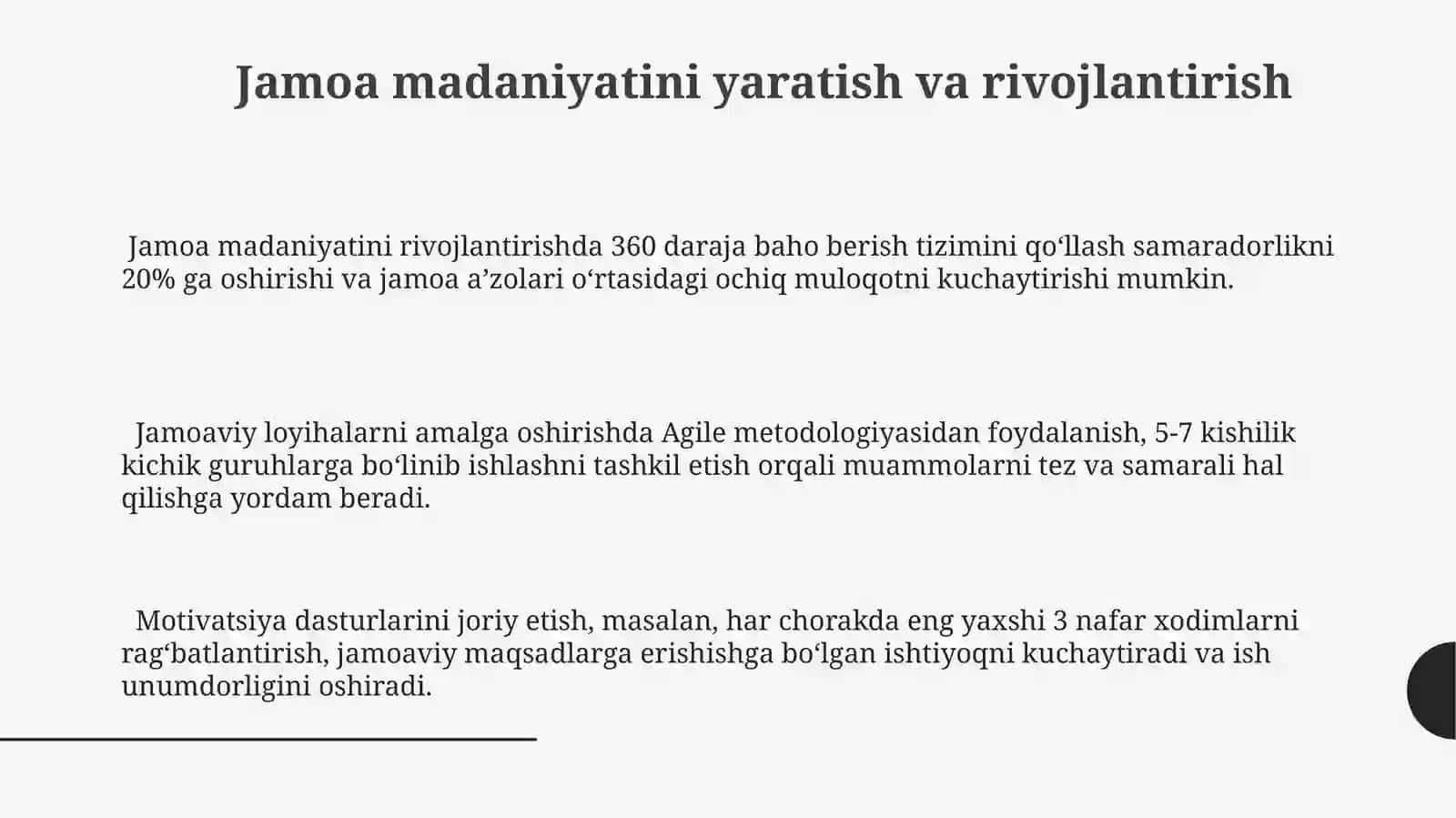 Jamoanishakllantirishningistoqbolrejalari.Jamoanishakllantirishyo'llari 3