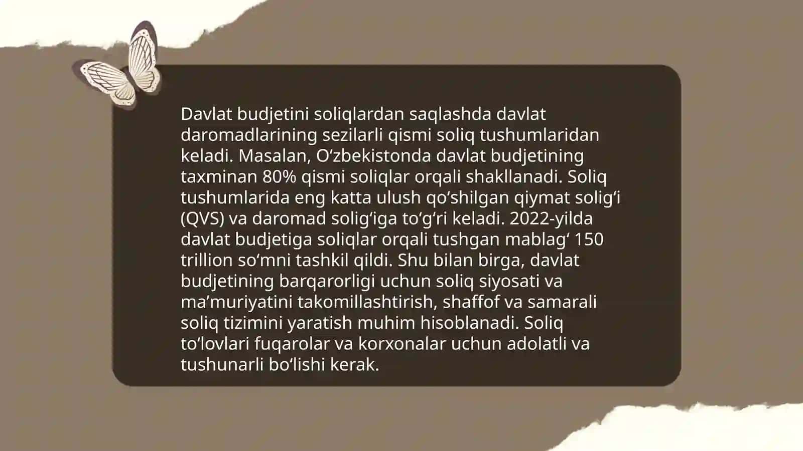 Soliqlarni saqlash tizimi harajatlarini moliyalashtirish manbalari 3