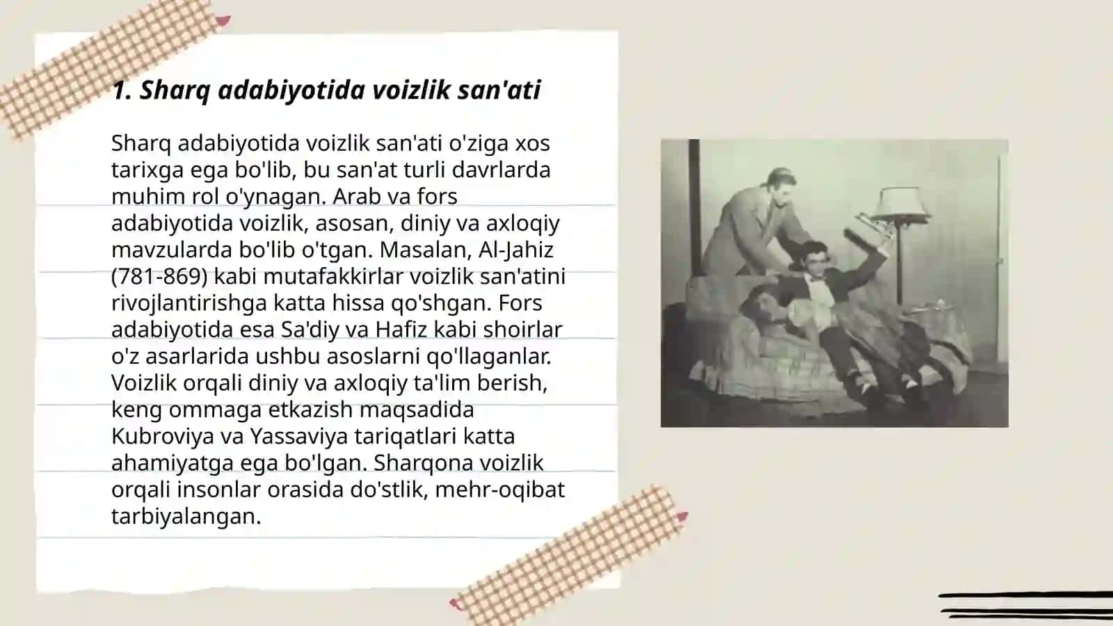 Sharqda voizlik sanʼati 3