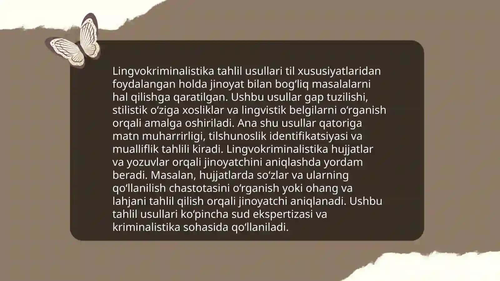Lingvokriminalistika tahlil usullari 3