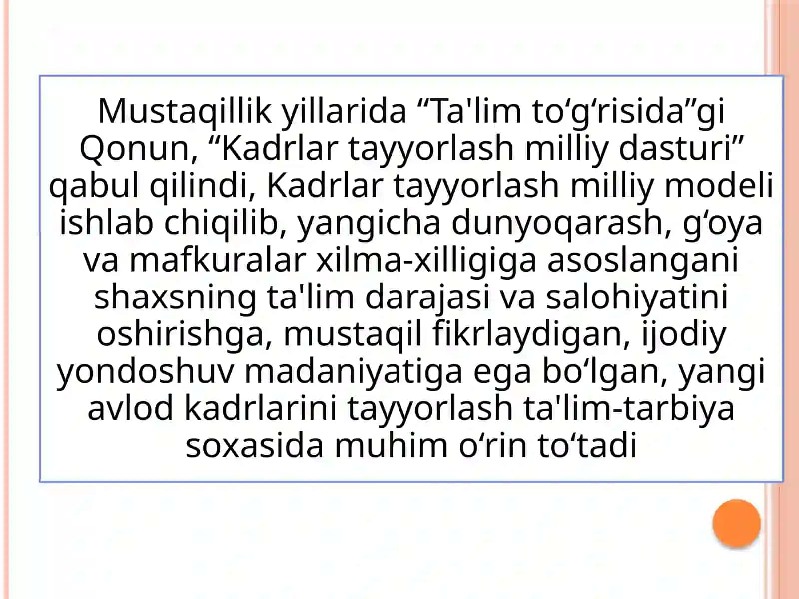 Ta'lim to'g'risida 3