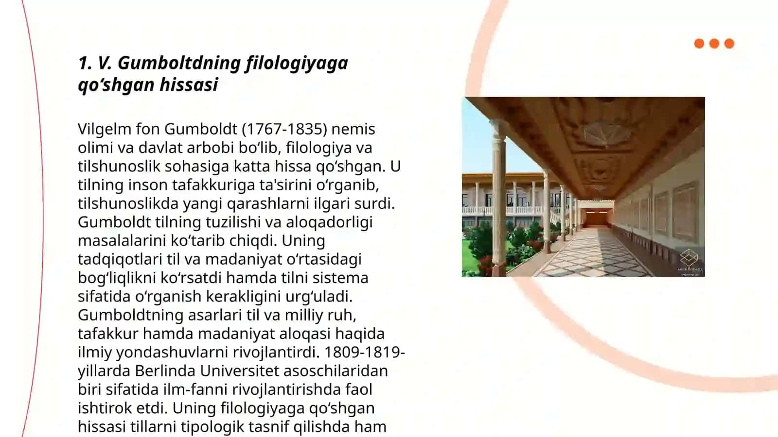 V. Gumboldning tilning tashqi va ichki shakli to'gʼrisidagi talimoti 3