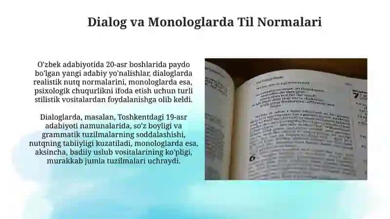 Sohaga oid Adabiy Til Me`yorlarini Tushuntirish 3
