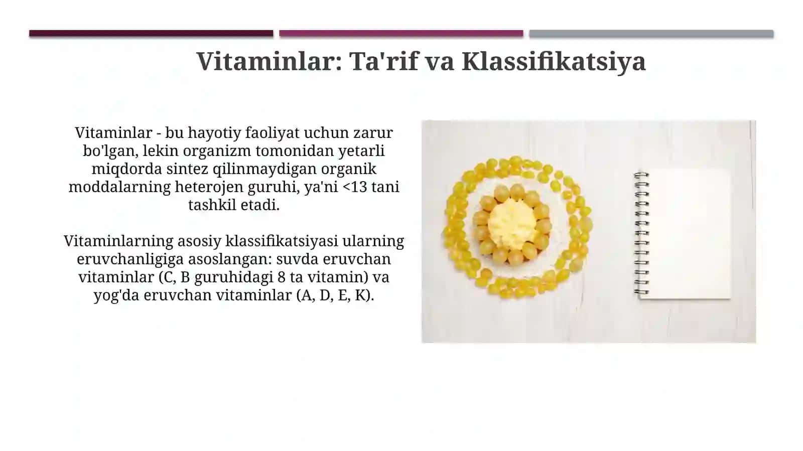 Vitaminlar va kofermentlar tuzilishi va ahamiyati 3