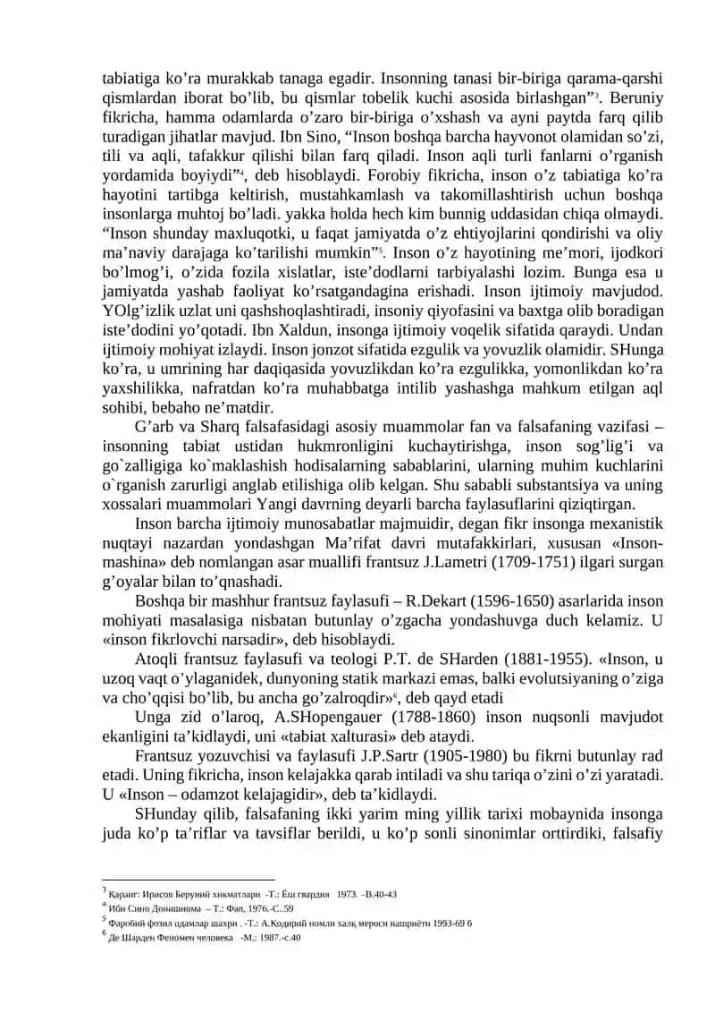 Inson falsafasi (Falsafiy antropologiya) 3