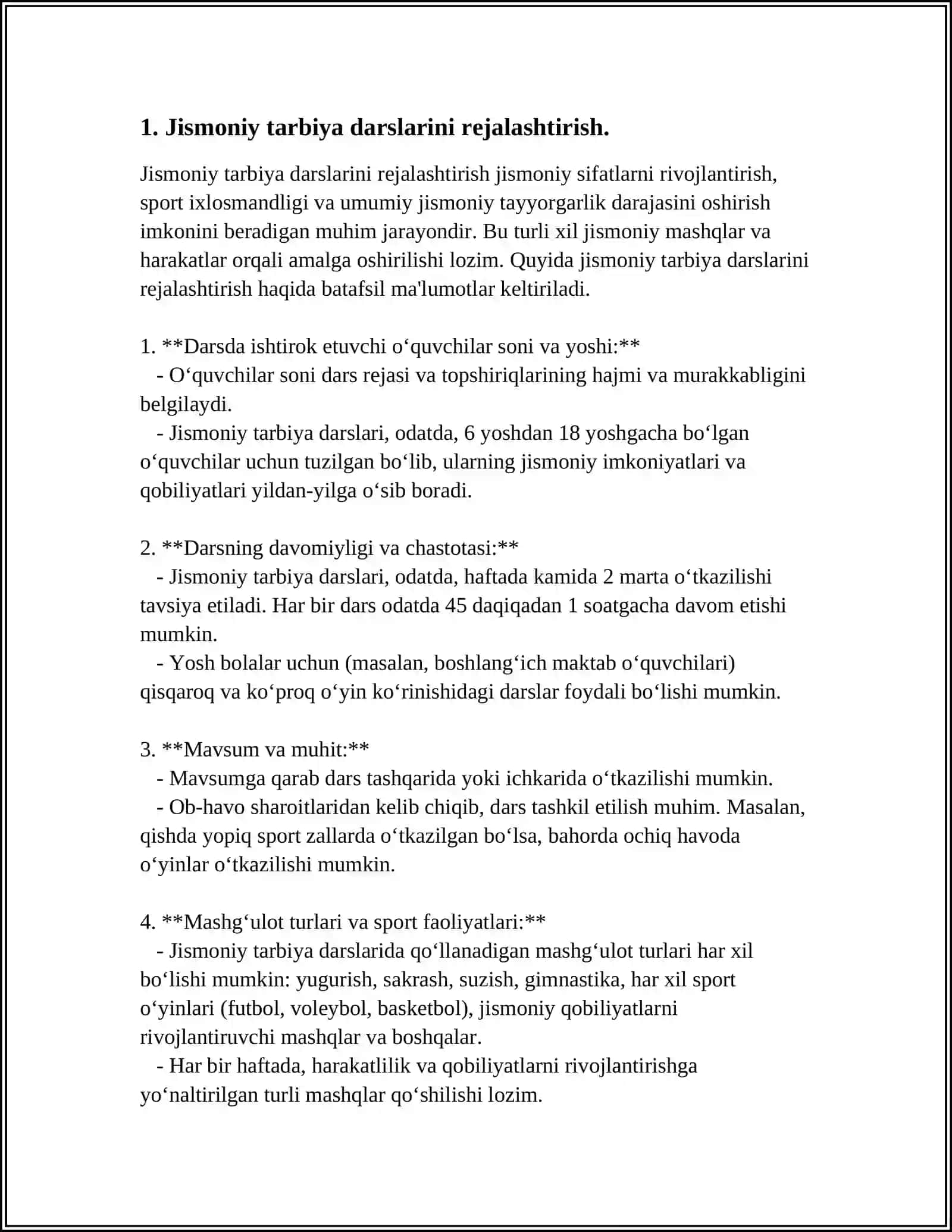BOSHLANG'ICH TA'LIMDA JISMONIY TARBIYA ÓQITISH METODIKASI 3