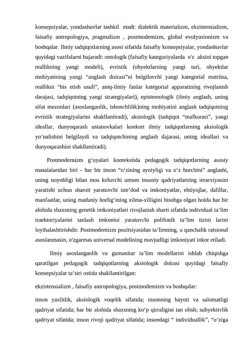 MAKTABGACHA PEDAGOGIK TADQIQOTLARNING TAMOYILLARI 3