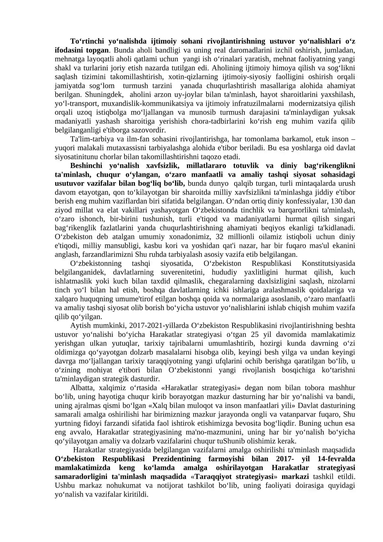 Yangi O‘zbekiston - milliy tiklanishdan-milliy yuksalish sari g’oyasining hayotga tadbiq etilishi 3