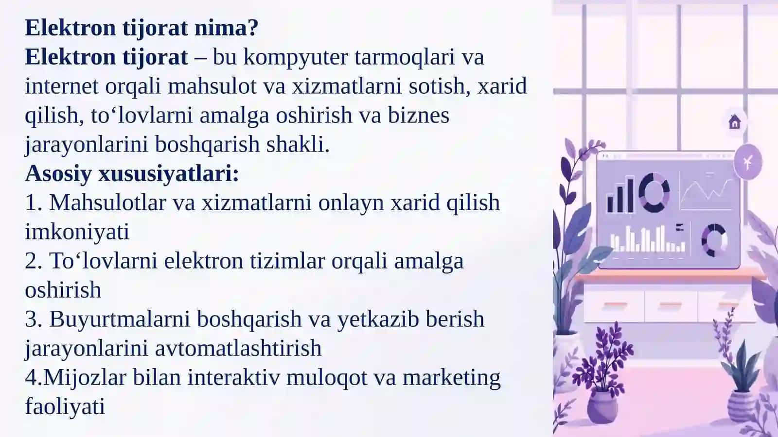 Buxgalteriya xisobini avtomatlashtirish va elektron tijorat texnologiyalari va internet tijorati 3