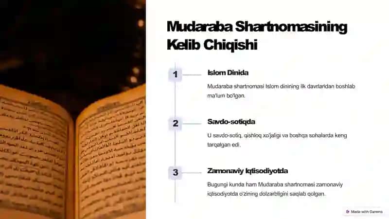 Mudaraba Shartnomasi 3