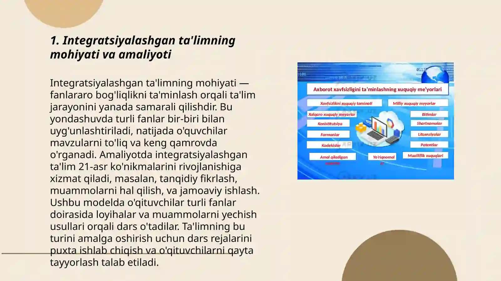 Integratsiyalashgan ta'limni amaliyotga tadbiq etish bo'yicha turli guruhlarga mansub respondentlarning fikrlarini aniqlashga qaratilgan sotsiologik tadqiqotlar 3
