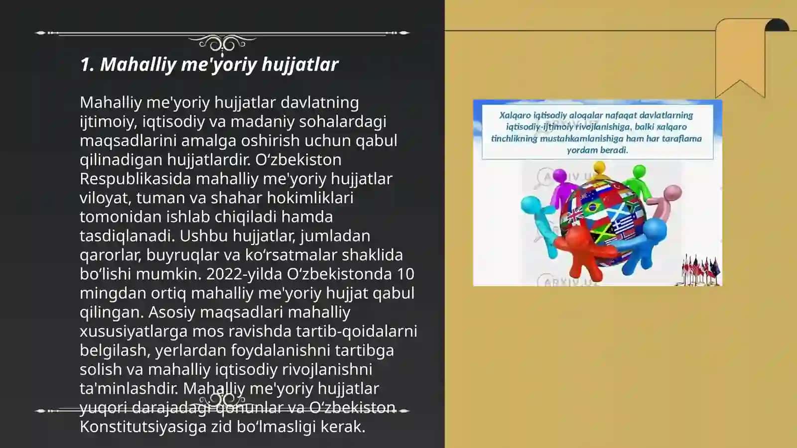 Mahalliy me'yoriy hujjatlar 3