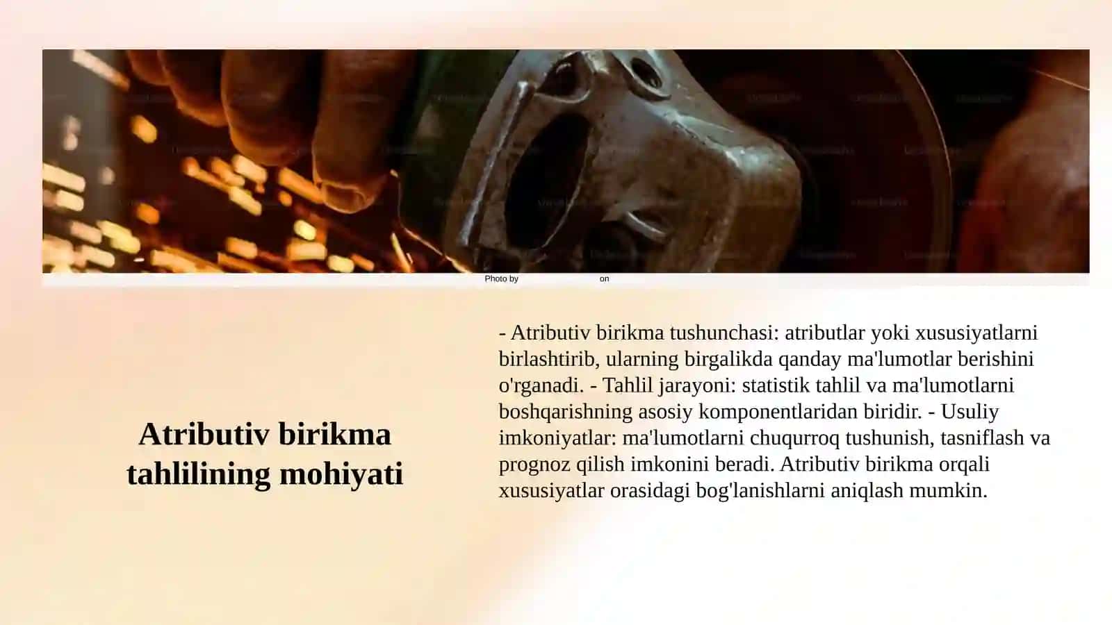 Atributiv birikma tobe komponentining uslubiy imkoniyati 3