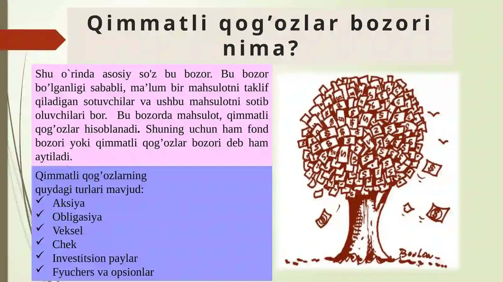 Fond bozori 3