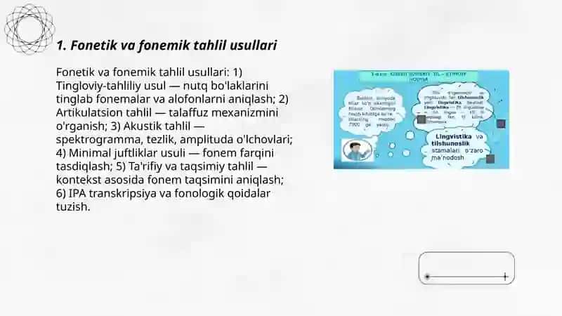 Lingvistik tahlil metodlarini o'rganish 3
