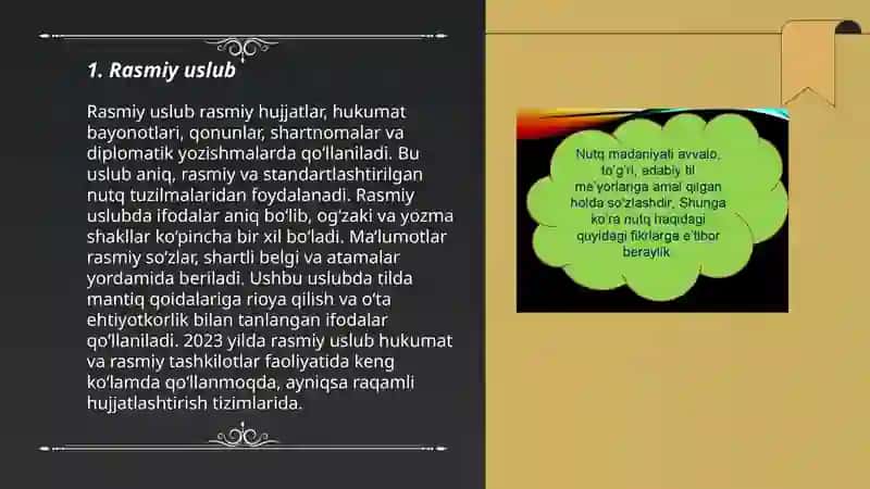 Nutq uslublari 3