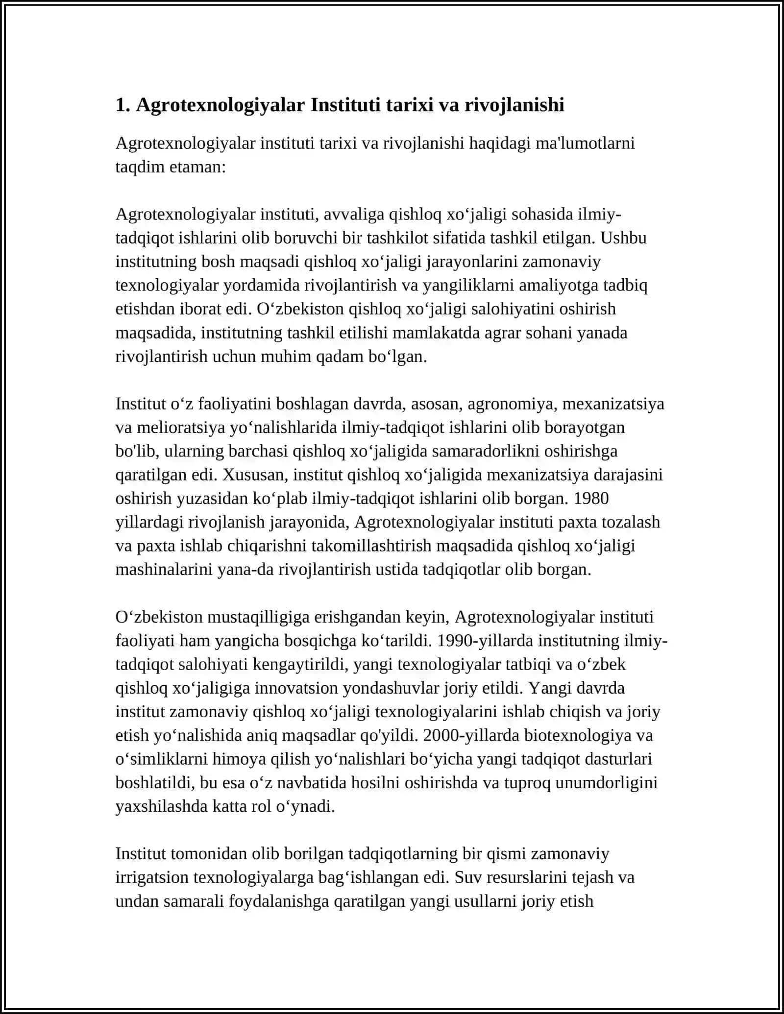 AGROTEXNOLOGIYALAR INSTITUTI 3