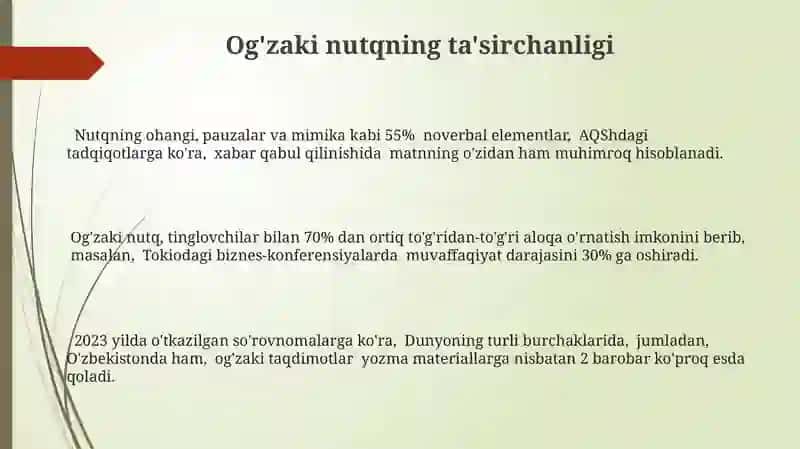 Ogʻzaki Nutqning Taʼsiri va Samaradorligi 3