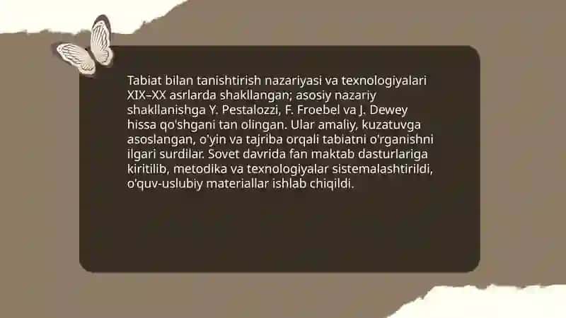 Tabiat bilan tanishtirish nazariyasi va texnologiyalari fanining asoschilari 3