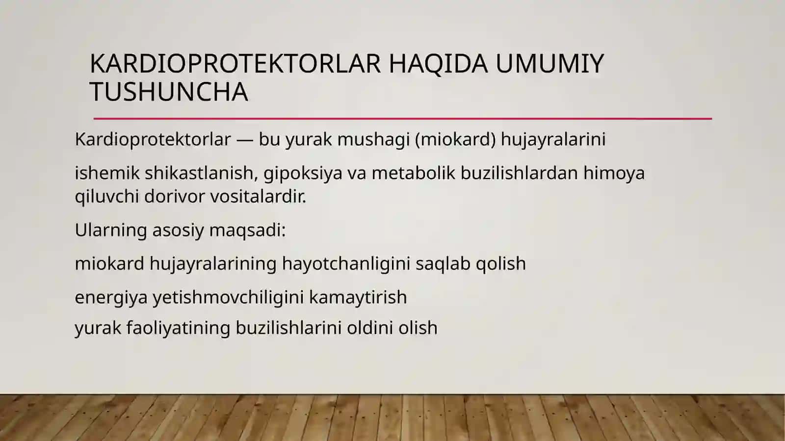 Kardioprotektorlar va metabotrop moddalar 3
