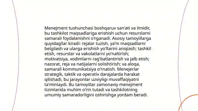 Menejment fanining mazmuni va mohiyati 3