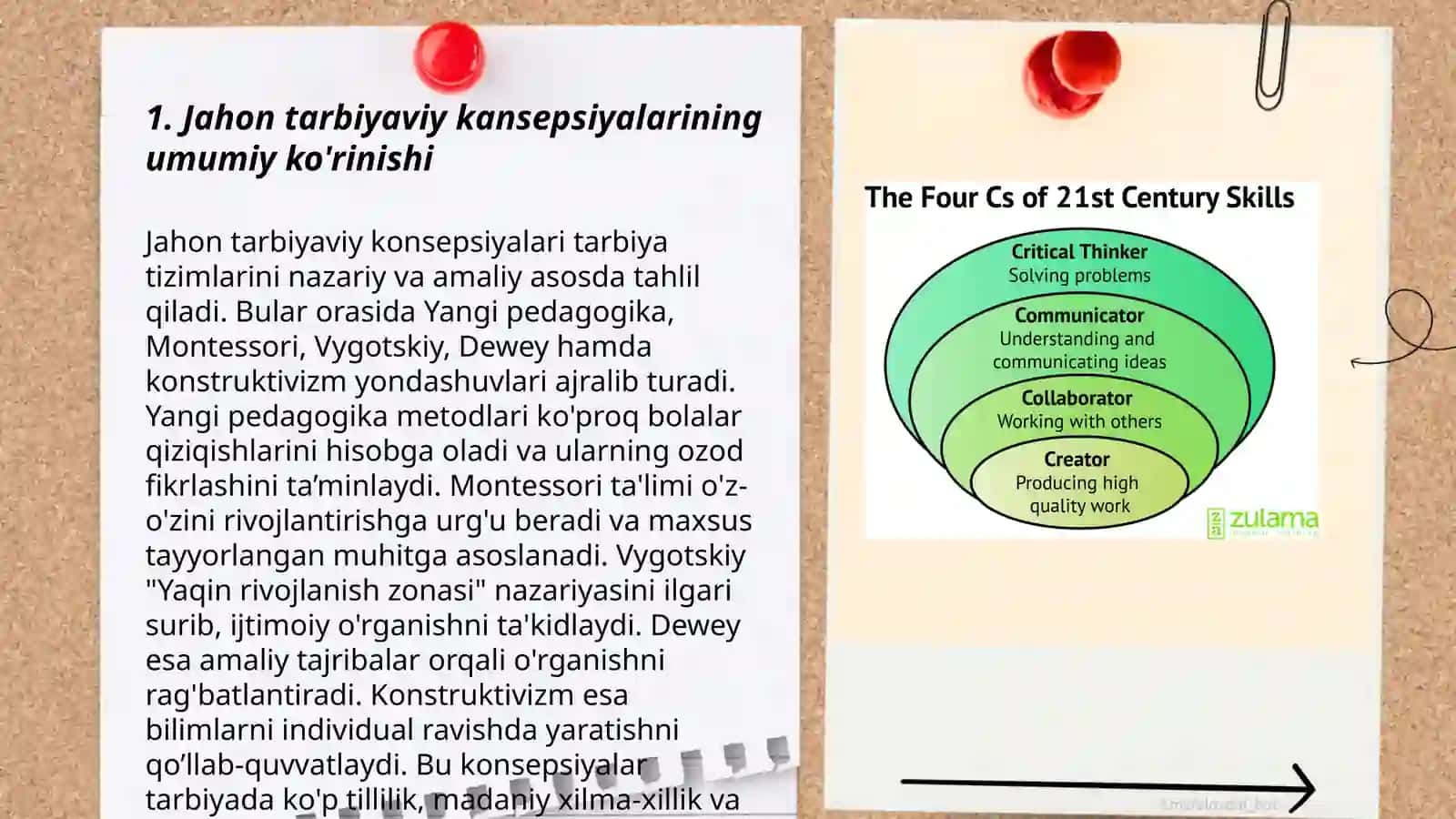 Jahon tarbiyaviy kansepsiyalarni qiyosiy pedagogik tarixi 3