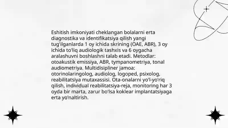 Kar va zaif eshituvchi bolalarga maxsus maktabgacha tarbiya muassalarida tarbiya berish 3