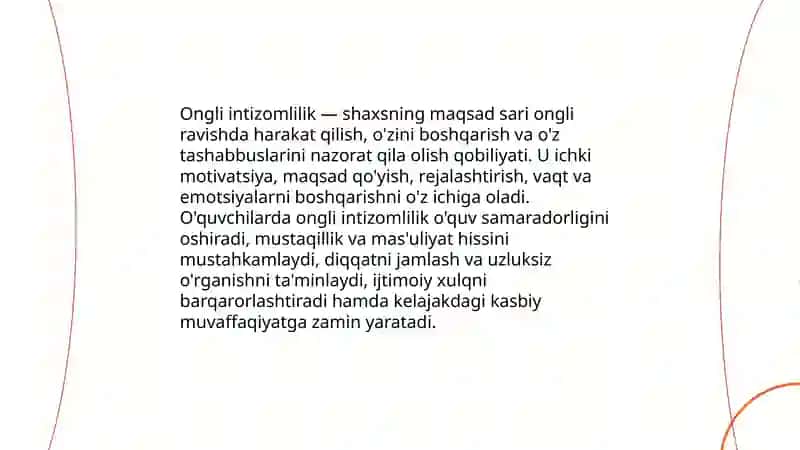 Oʻquvchilarda ongli intizomlilikni tarbiyalash 3