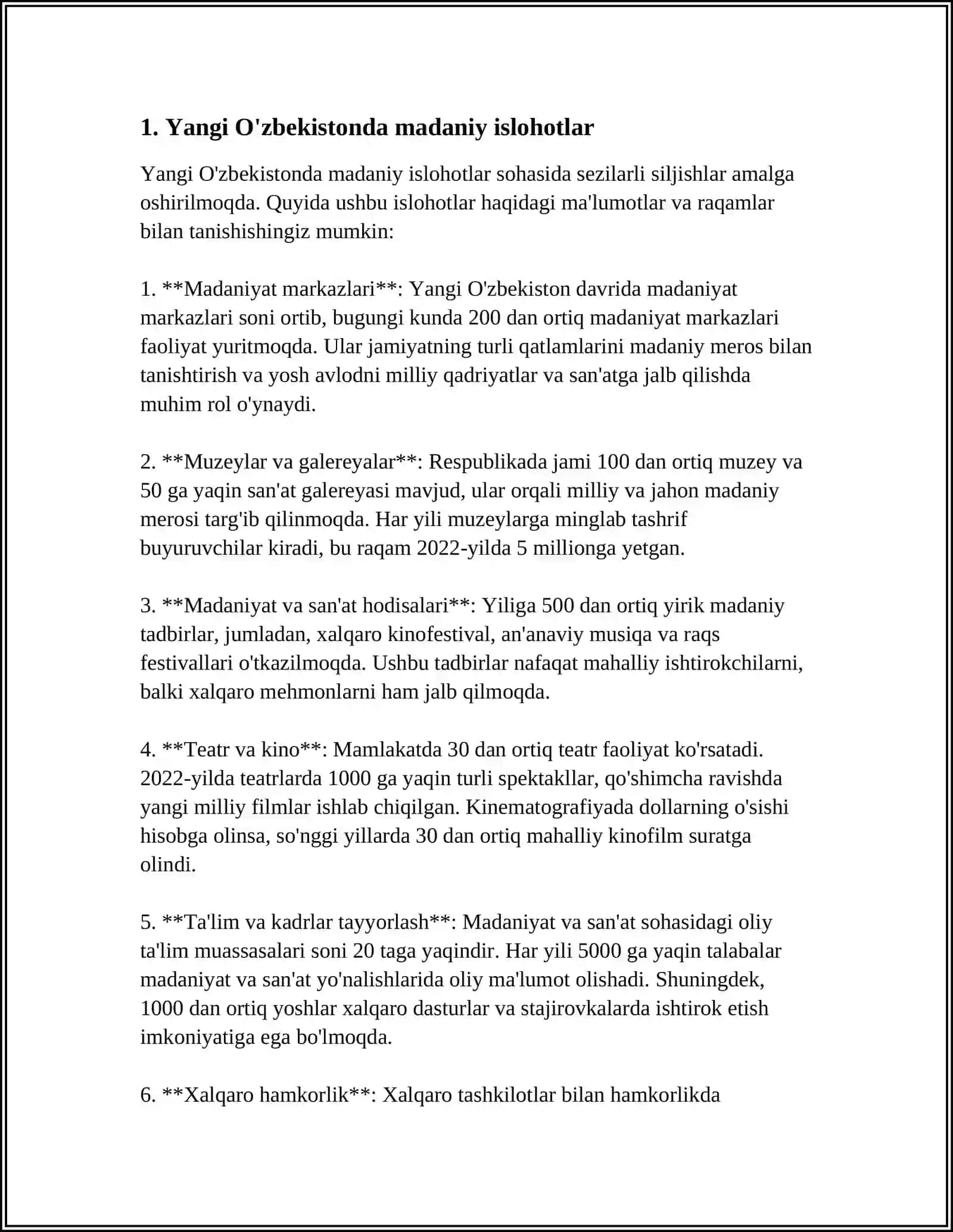 Yangi O‘zbekistonda amalga oshirilayotgan ma’nviy o‘zgarishlar 3