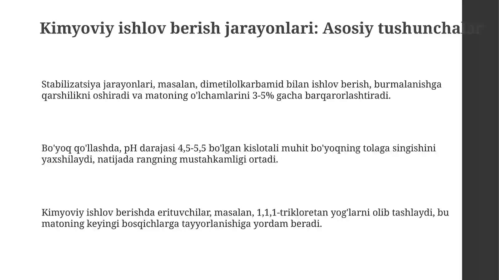 Kimyoviytaʼsirusullariniqoʻllabtikuvbuyumlarinitikishtexnologiyasi 3