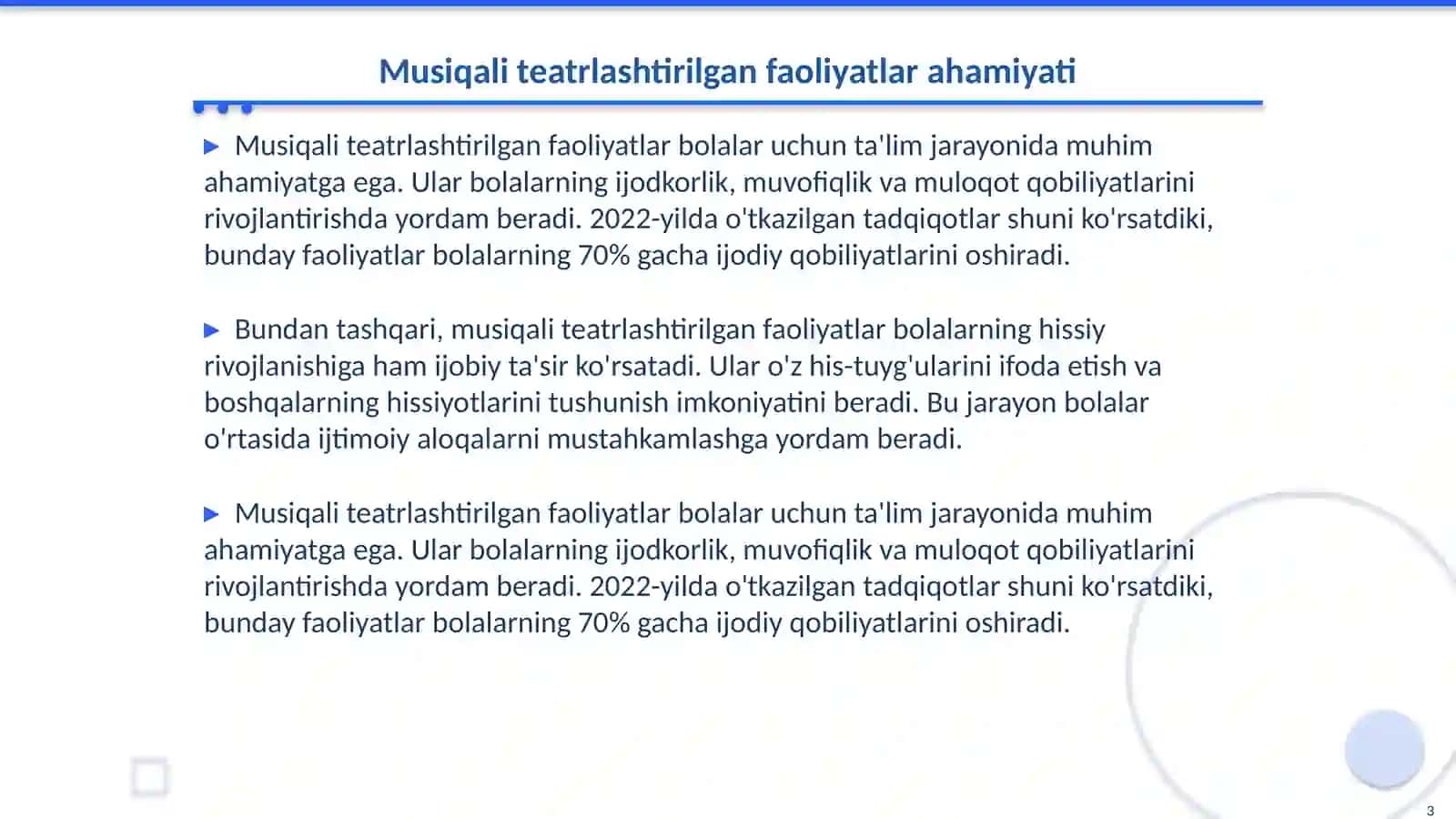 Maktabgacha ta'limdagi musiqali teatrlashtirilgan faoliyatlarni tashkil etish 3